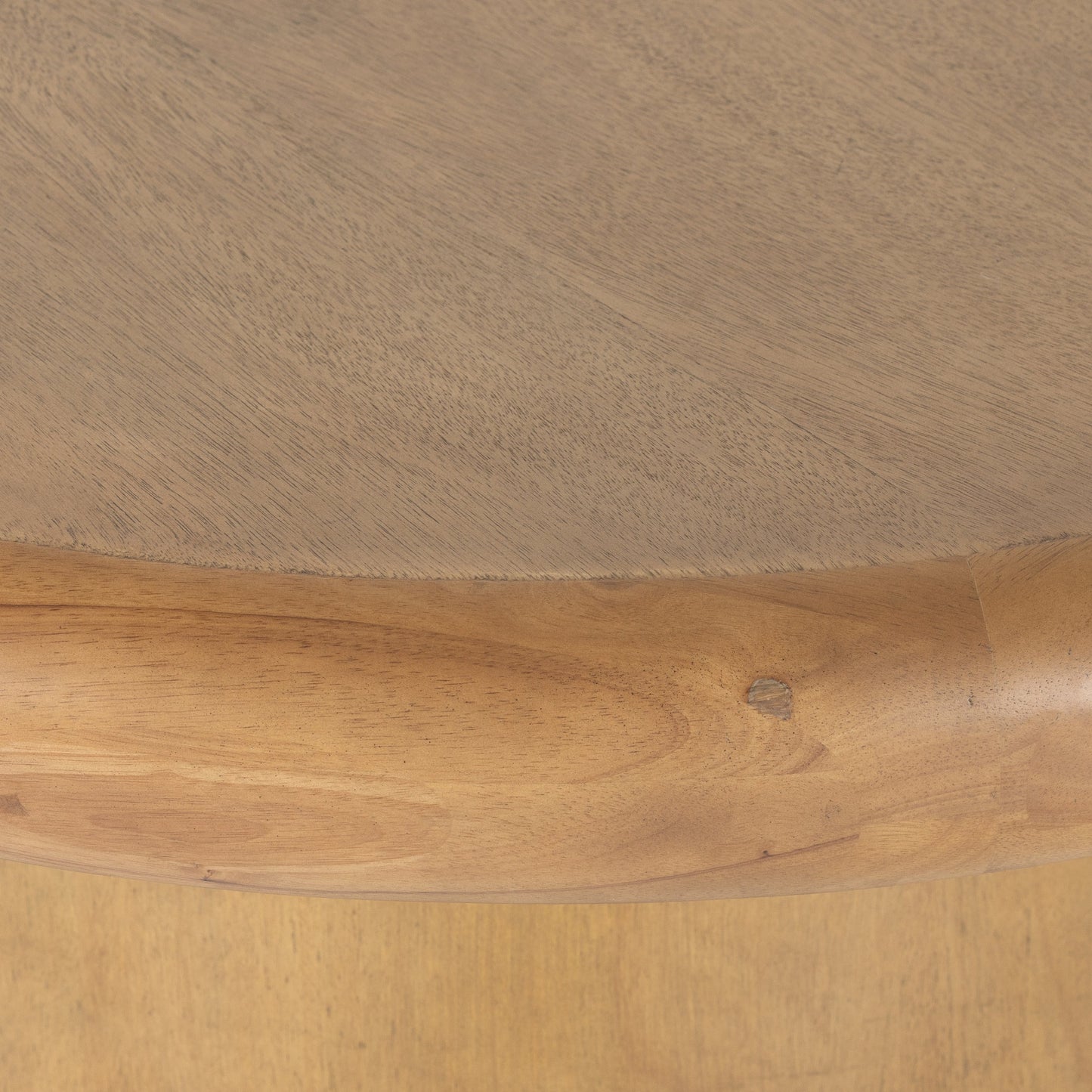 020 SI-1902552 | Closeup | Zach Coffee Table by Four Hands in burnished parawood. Made from solid parawood in a modern style.