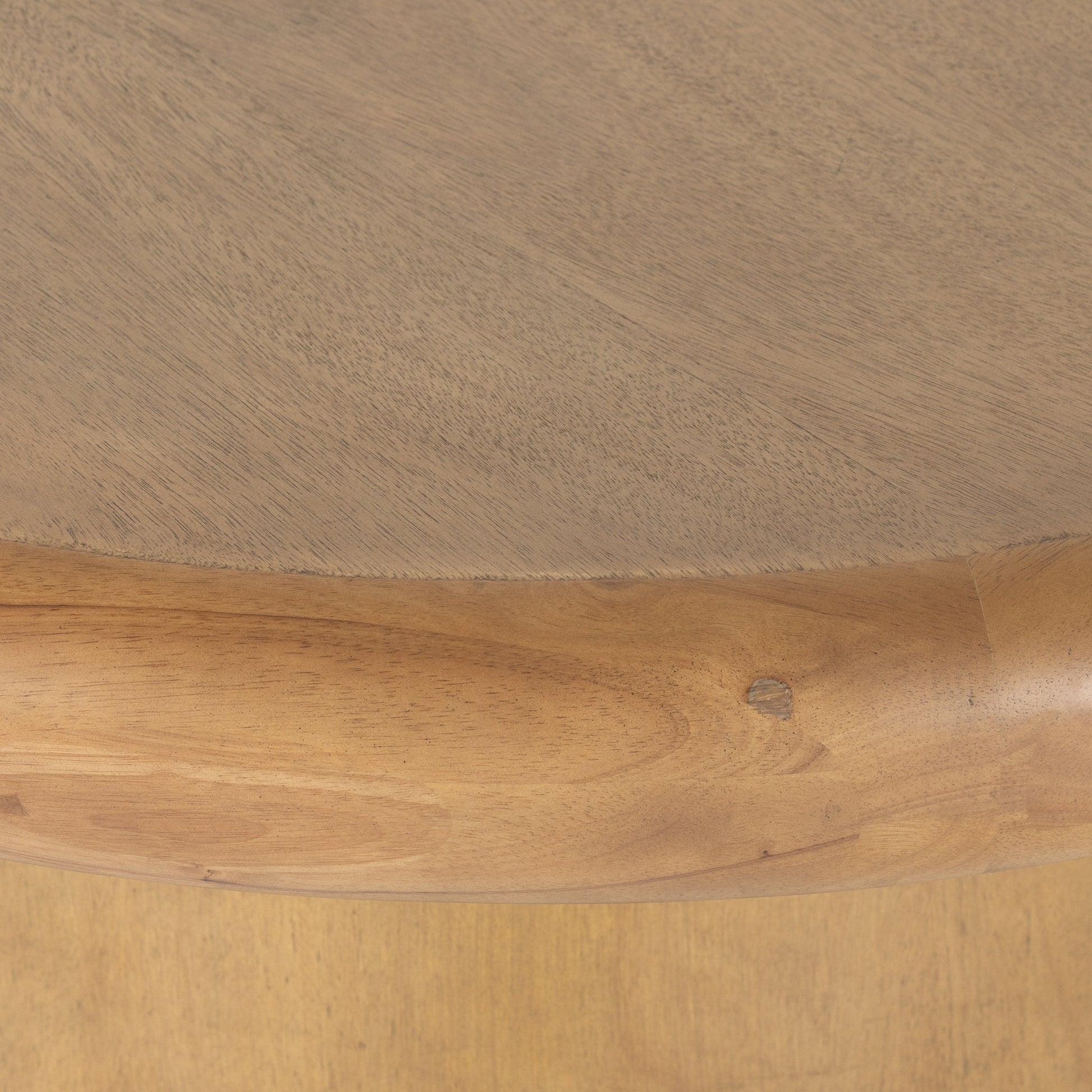 Zach Coffee Table by Four Hands in burnished parawood. Made from solid parawood in a modern style.
