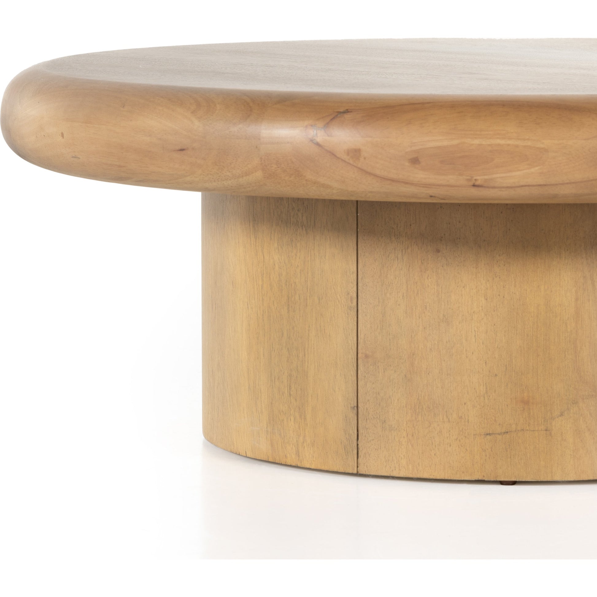 Zach Coffee Table by Four Hands in burnished parawood. Made from solid parawood in a modern style.
