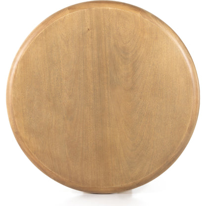 Zach Coffee Table by Four Hands in burnished parawood. Made from solid parawood in a modern style.