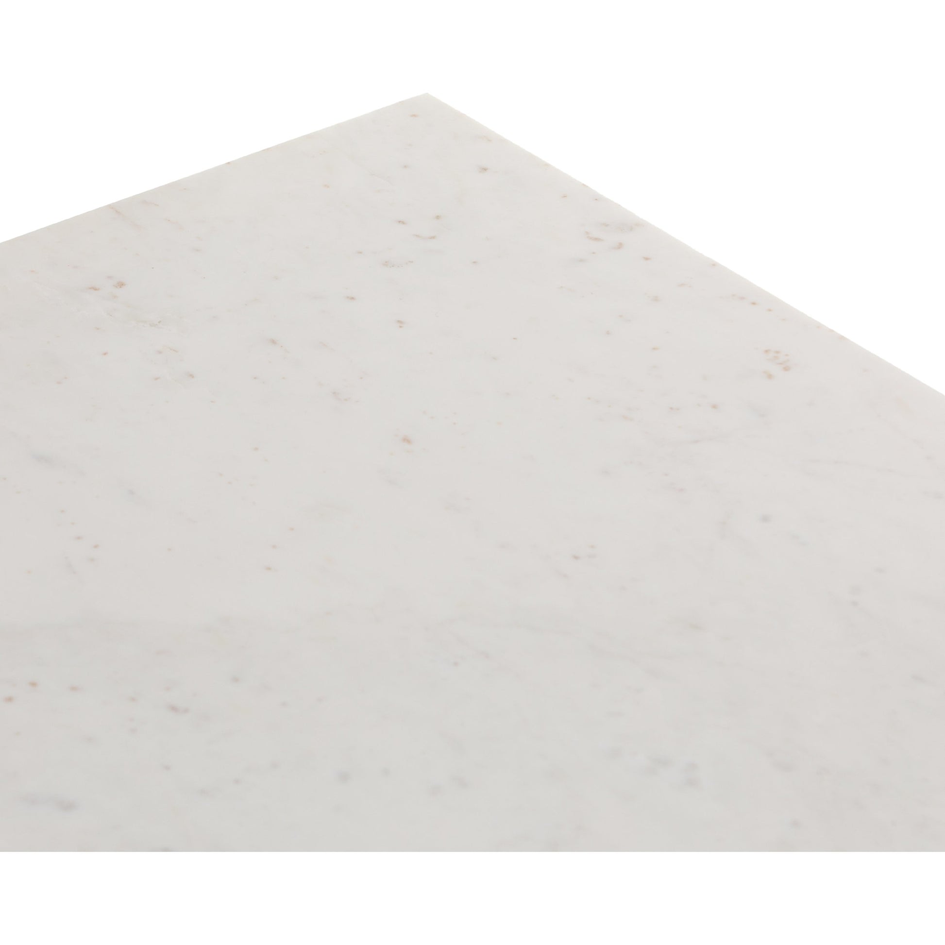 Terrell Coffee Table by Four Hands in raw black, white marble. Made from solid marble, aluminum in a modern style.