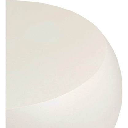 West Coffee Table by Four Hands in ivory clay. Made from unique in a modern style.