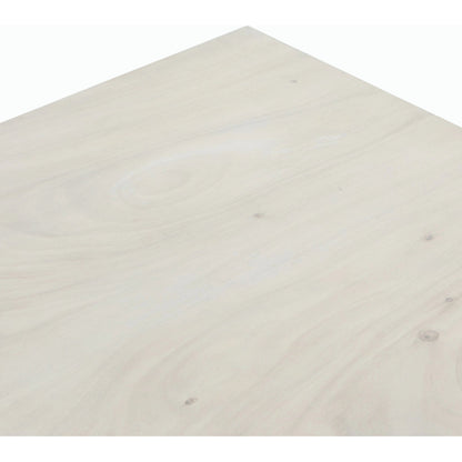 Fausto Coffee Table by Four Hands in bleached guanacaste. Made from thick guanacaste veneer in a modern style.