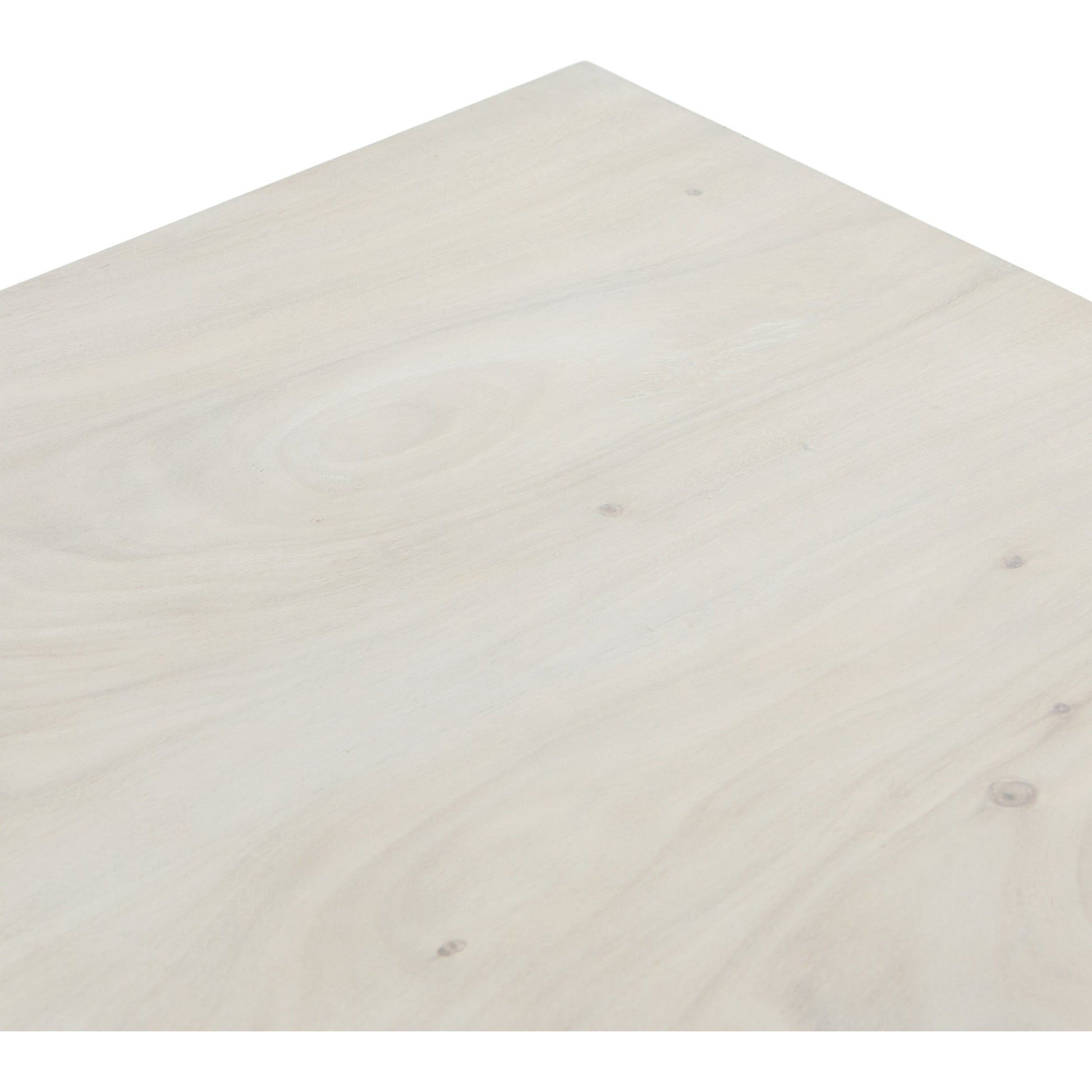 Fausto Coffee Table by Four Hands in bleached guanacaste. Made from thick guanacaste veneer in a modern style.