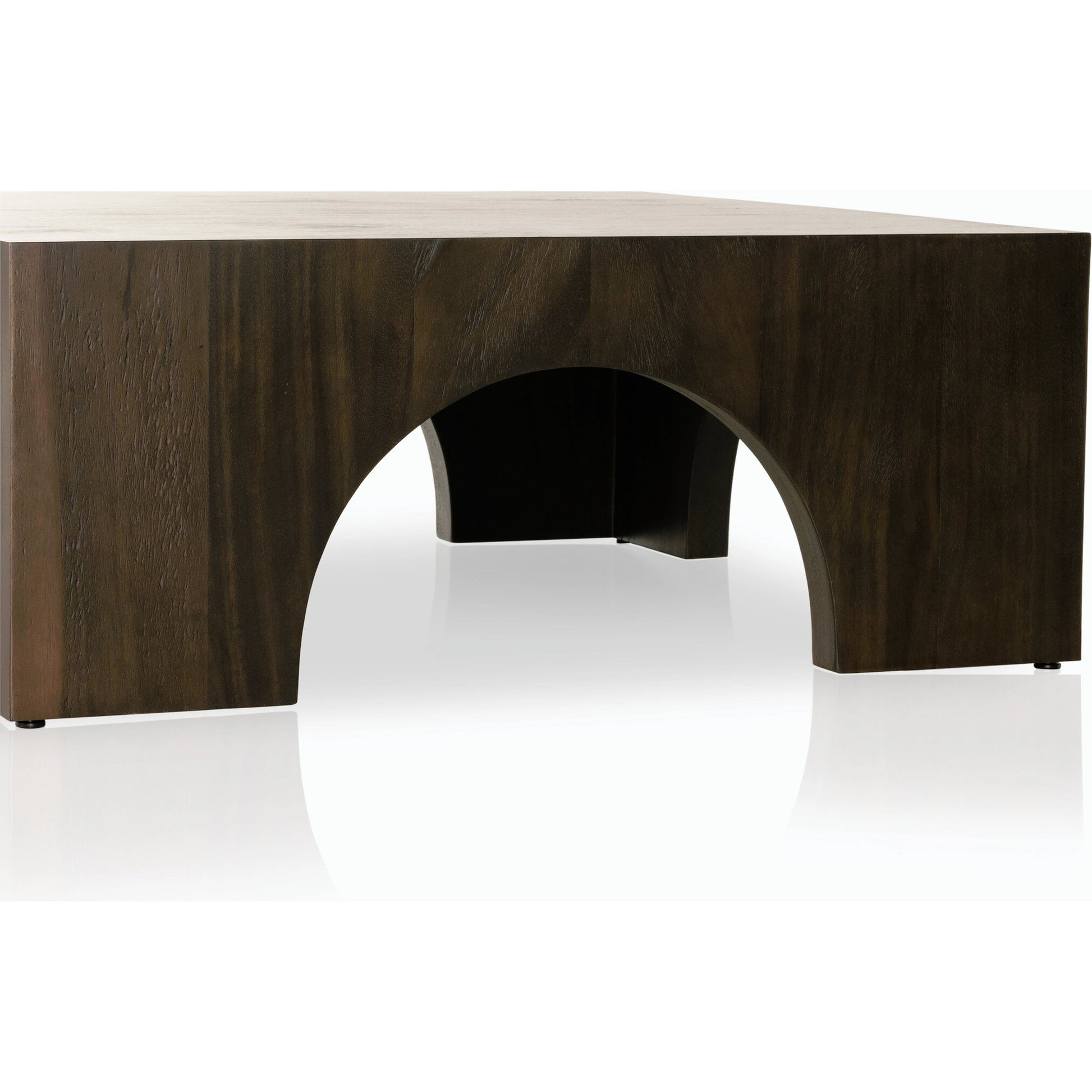 Fausto Coffee Table by Four Hands in bleached guanacaste. Made from thick guanacaste veneer in a modern style.