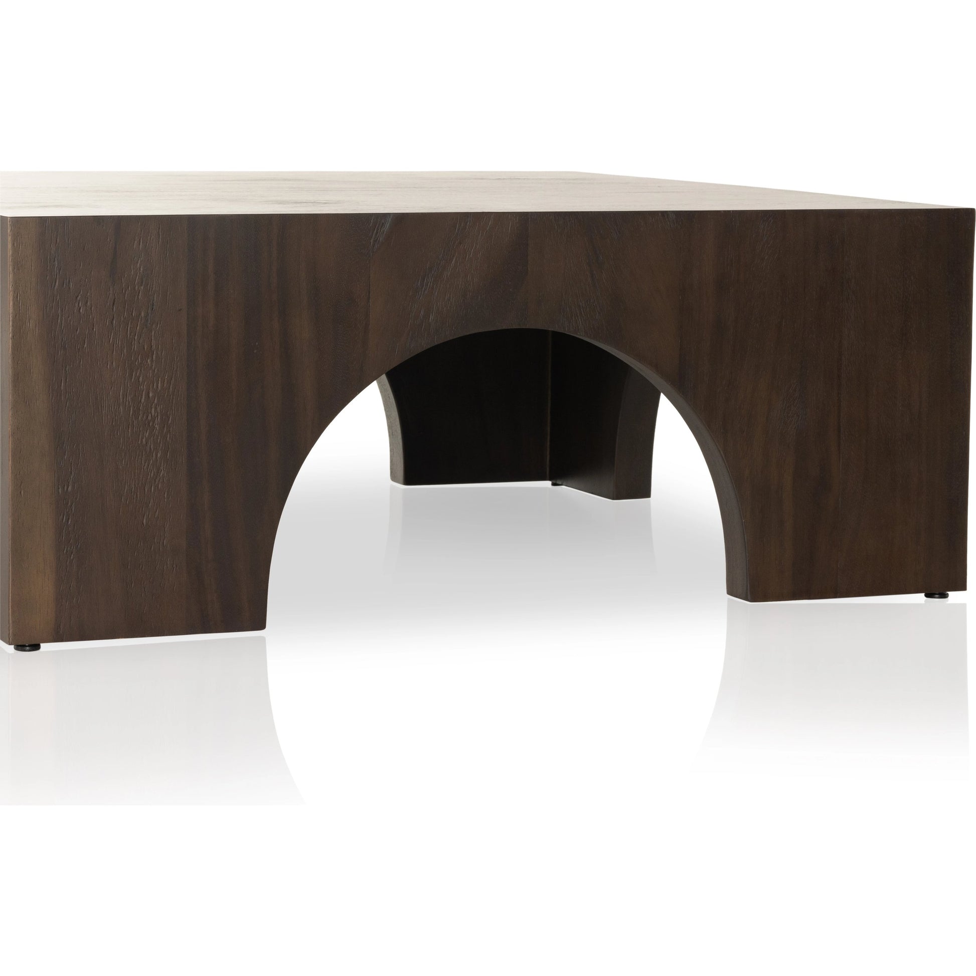 Fausto Coffee Table by Four Hands in bleached guanacaste. Made from thick guanacaste veneer in a modern style.