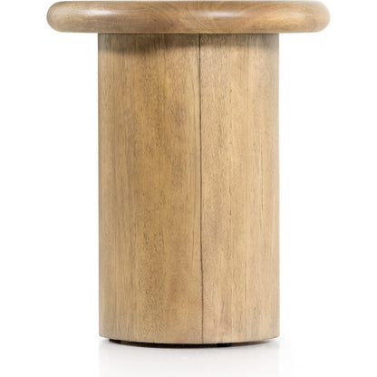 Zach End Table by Four Hands. Made from solid parawood in a modern style.