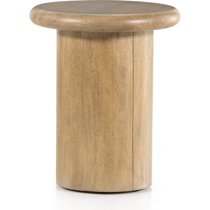 Zach End Table by Four Hands. Made from solid parawood in a modern style.