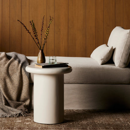 Zach End Table by Four Hands. Made from solid parawood in a modern style.