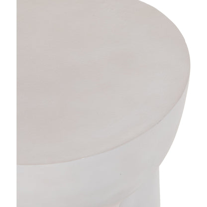 Sante End Table by Four Hands in raw black. Made from aluminum, engineered hardwood in a modern style.