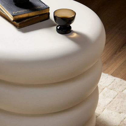 West End Table by Four Hands in ivory clay. Made from unique in a modern style.