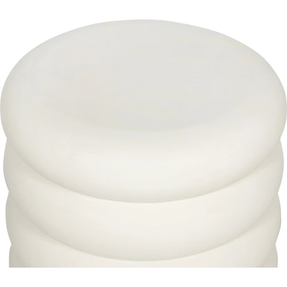 West End Table by Four Hands in ivory clay. Made from concrete in a modern style.