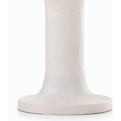 Gino End Table by Four Hands in raw black. Made from aluminum, engineered hardwood in a modern style.