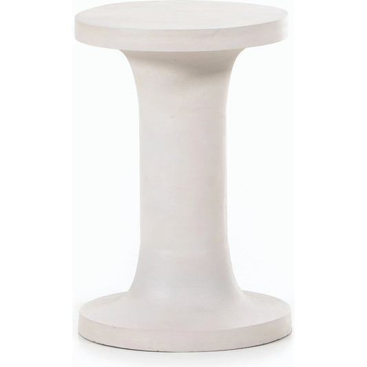 Gino End Table by Four Hands. Made from aluminum, engineered hardwood in a modern style.