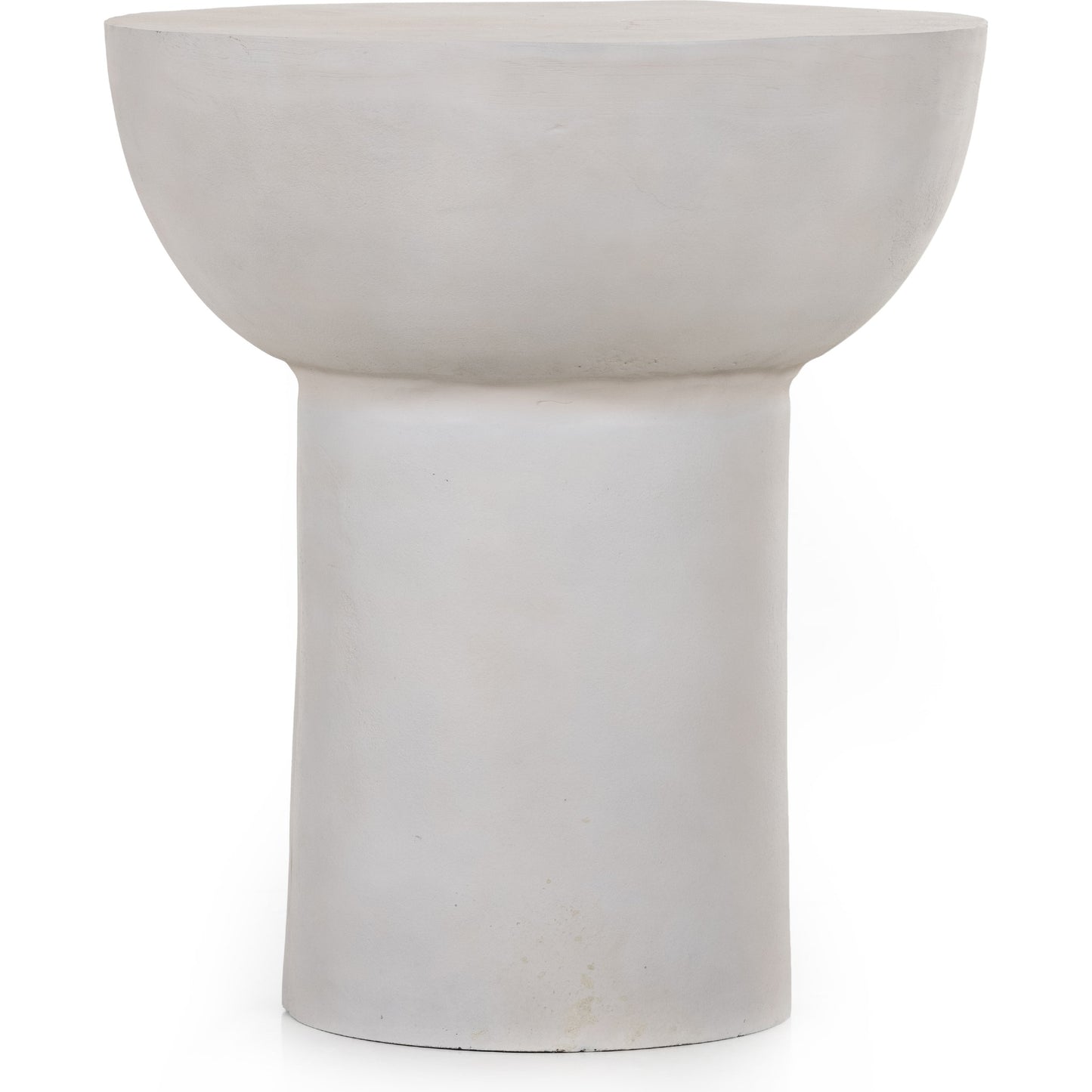 002 SI-1797747 | Additional Silo | Searcy End Table by Four Hands in matte white. Made from aluminum, engineered hardwood in a modern style.