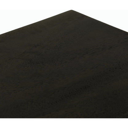 Fausto End Table by Four Hands in bleached guanacaste. Made from thick guanacaste veneer in a modern style.