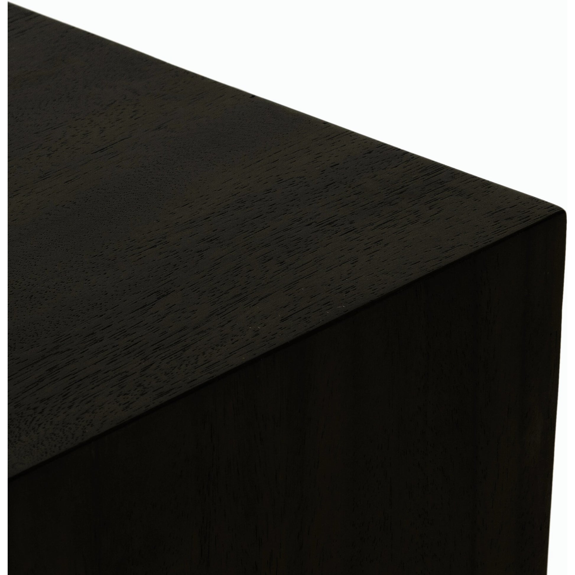 Fausto End Table by Four Hands in bleached guanacaste. Made from thick guanacaste veneer in a modern style.