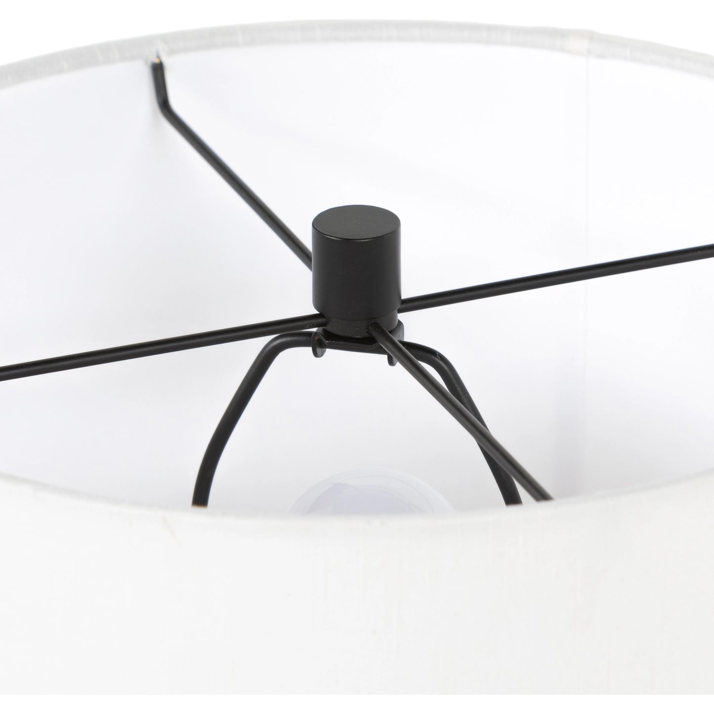 007 SI-1977404 | Additional Silo | Innes Table Lamp by Four Hands in matte black. Made from aluminum, 60% polyester, 40% viscose (rayon) in a modern style.