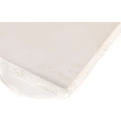 Parra Coffee Table by Four Hands in plaster molded concrete, white concrete and white. Made from concrete in a modern style.