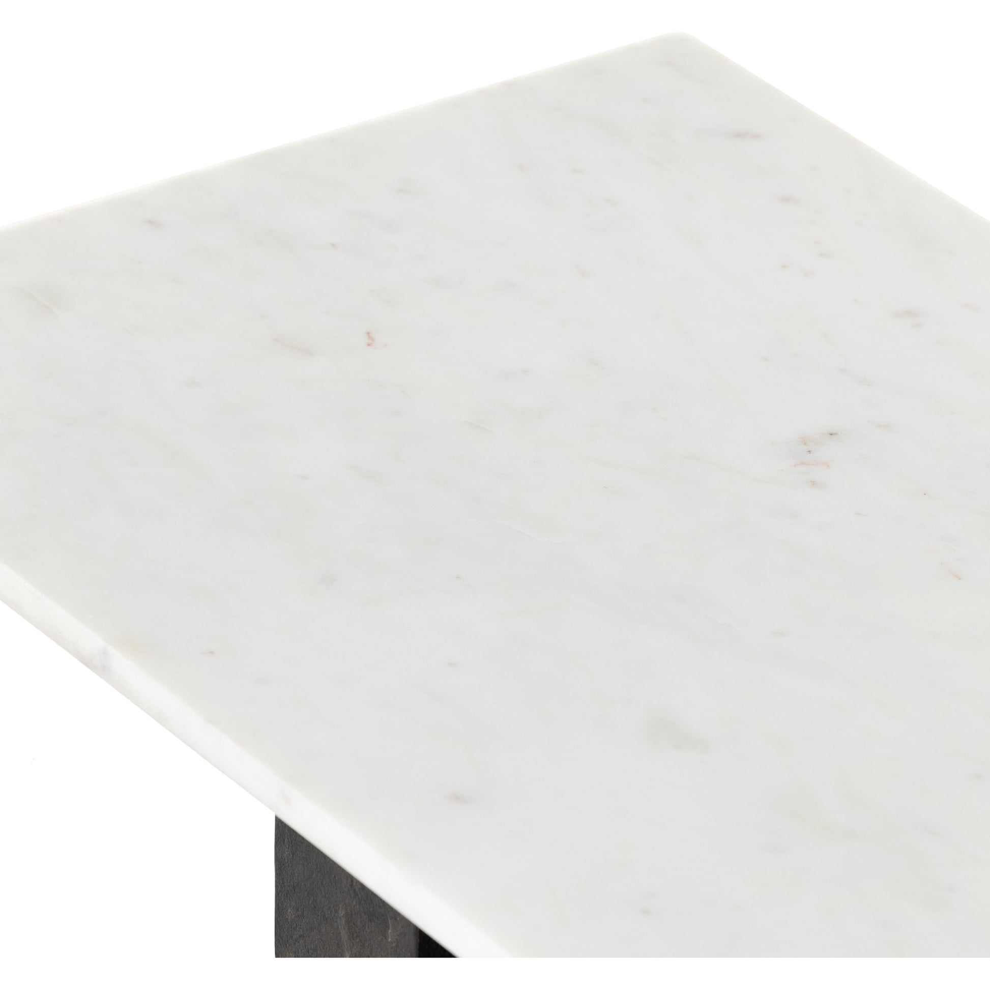 Terrell Console Table by Four Hands. Made from solid marble, aluminum in a modern style.