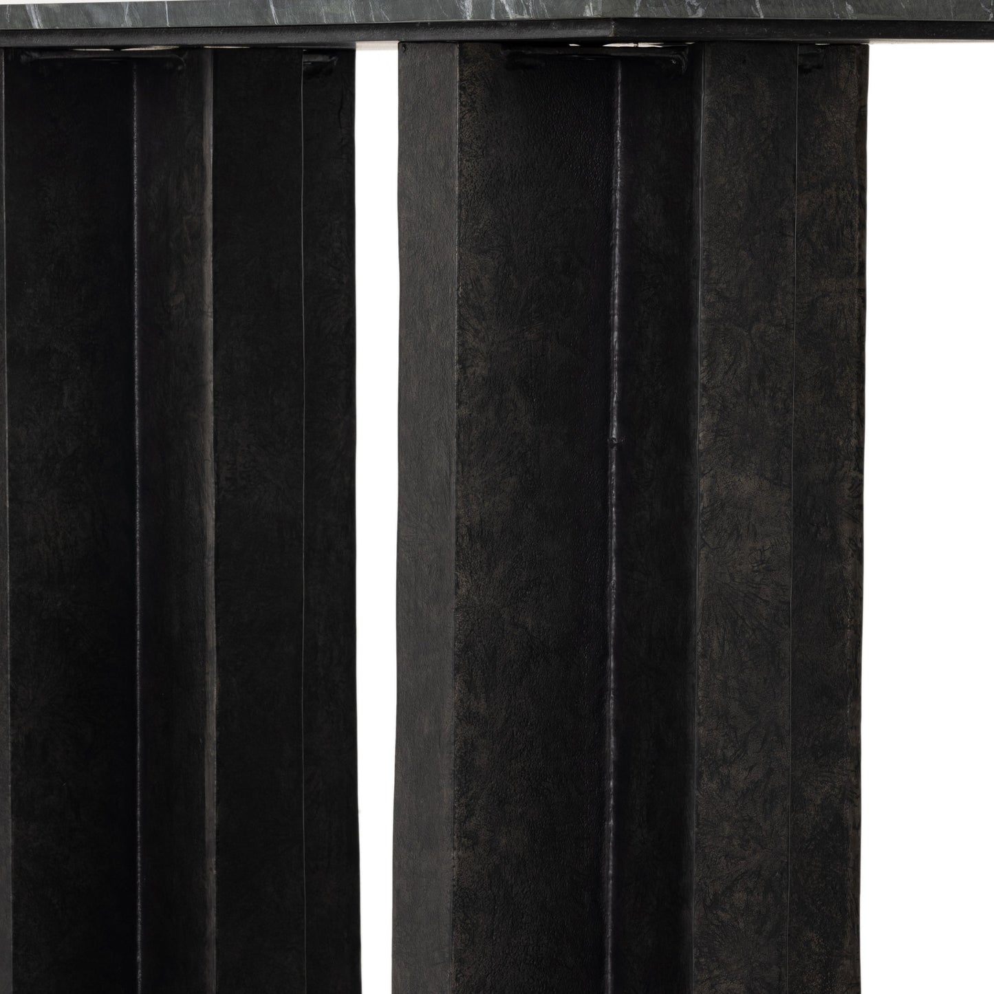 011 SI-1902996 | Additional Silo | Terrell Console Table by Four Hands. Made from solid marble, aluminum in a modern style.