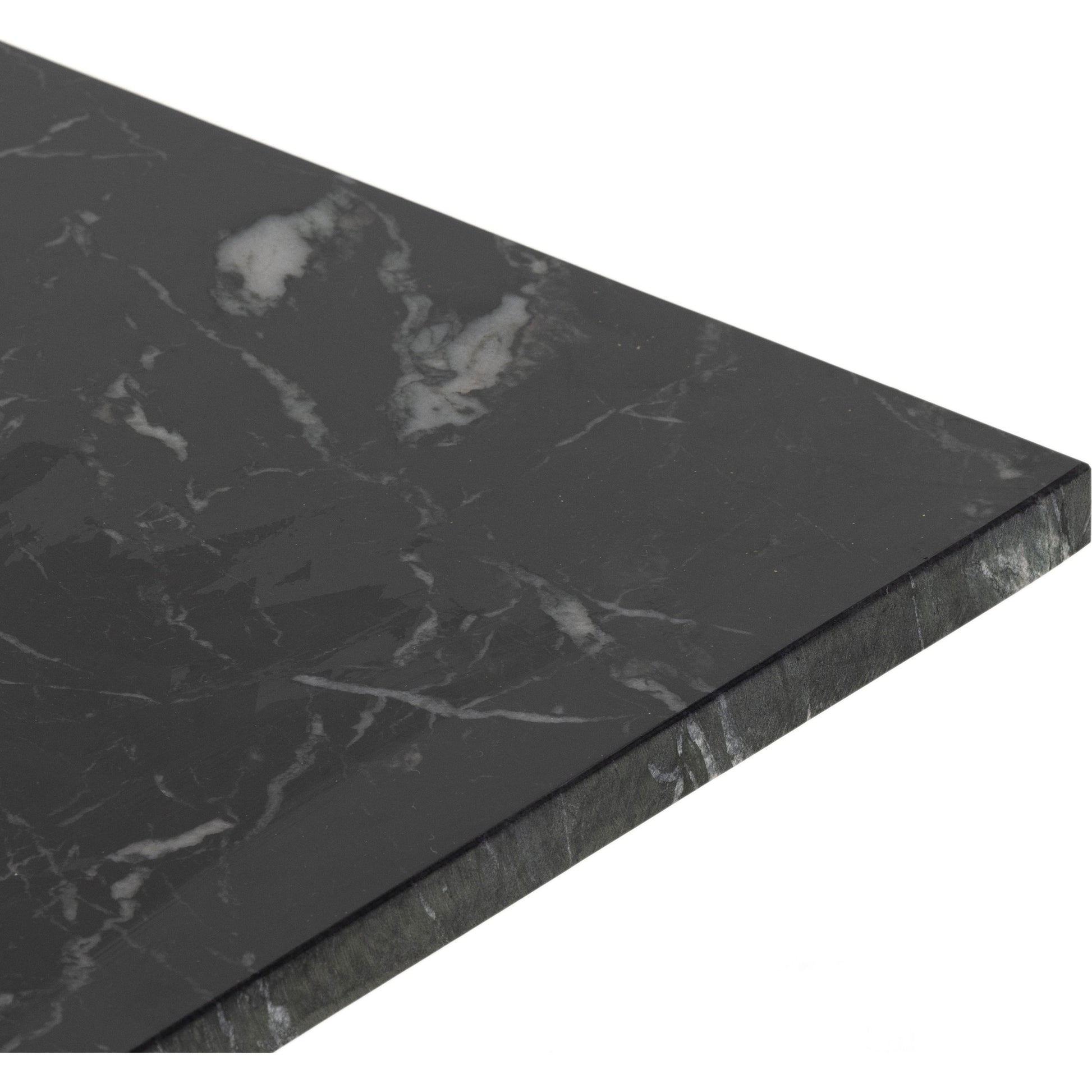 Terrell Console Table by Four Hands. Made from solid marble, aluminum in a modern style.