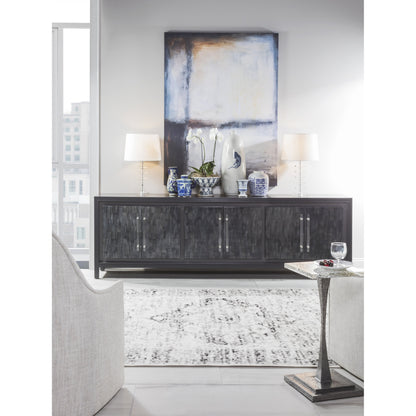 Montreaux Table by Artistica Home in antique nickel. Made from unique in a modern style.