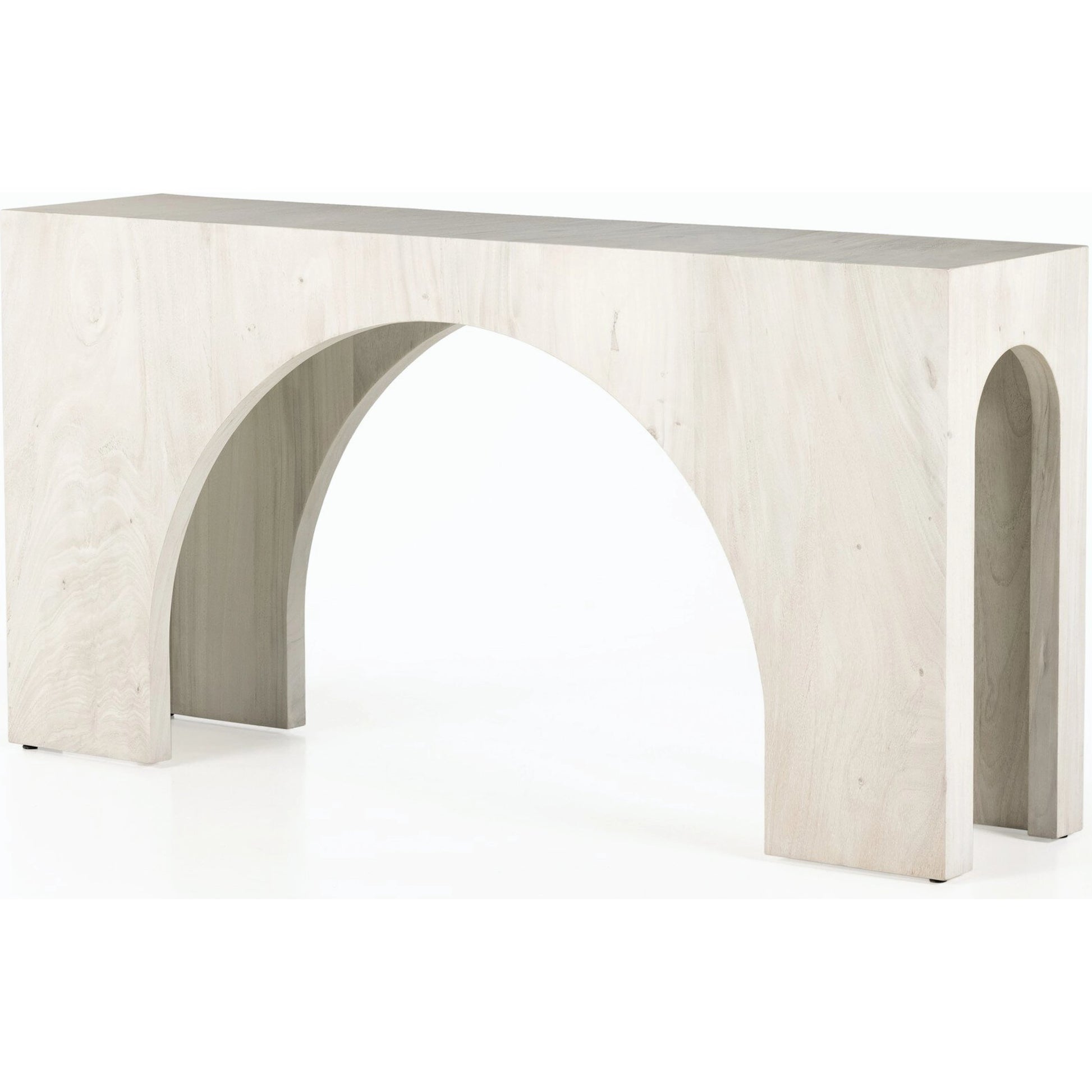 Fausto Console Table by Four Hands. Made from thick guanacaste veneer in a modern style.