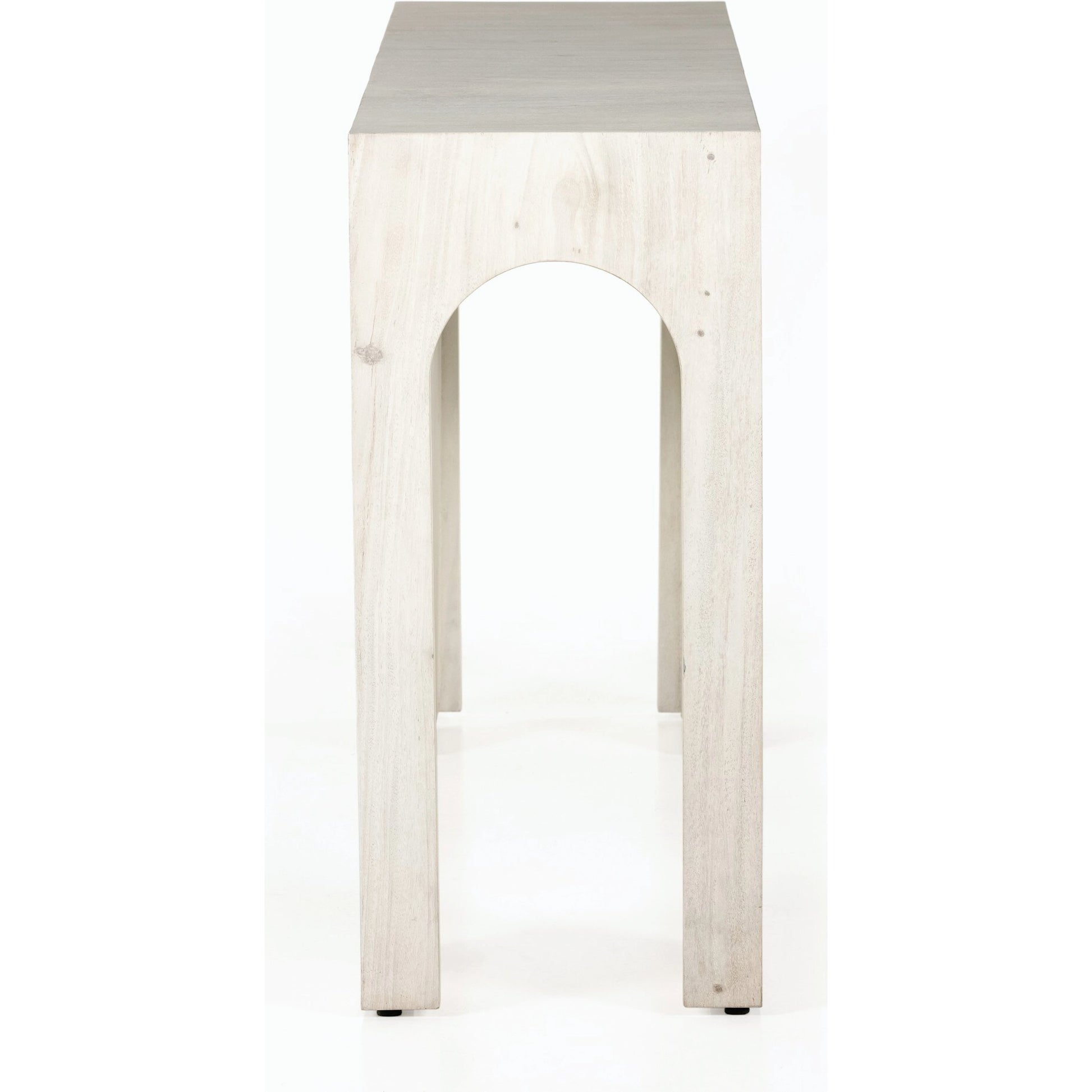 Fausto Console Table by Four Hands. Made from thick guanacaste veneer in a modern style.