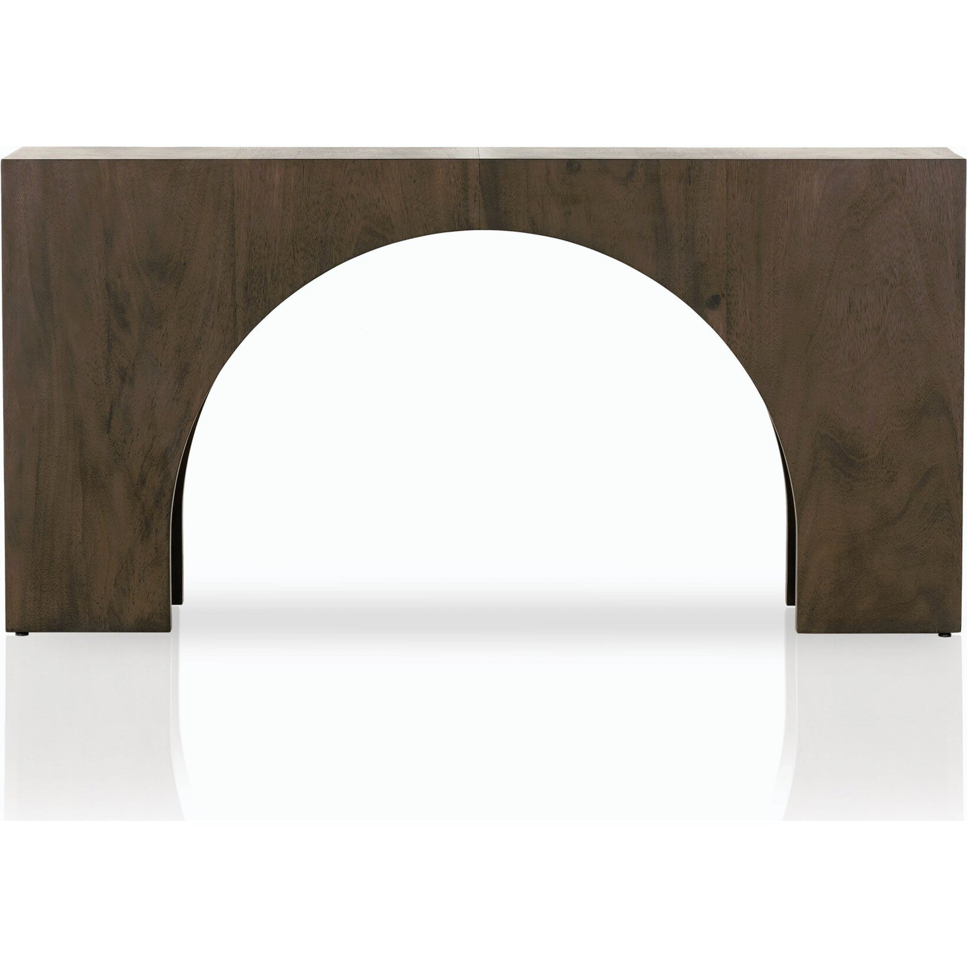 Fausto Console Table by Four Hands. Made from thick guanacaste veneer in a modern style.