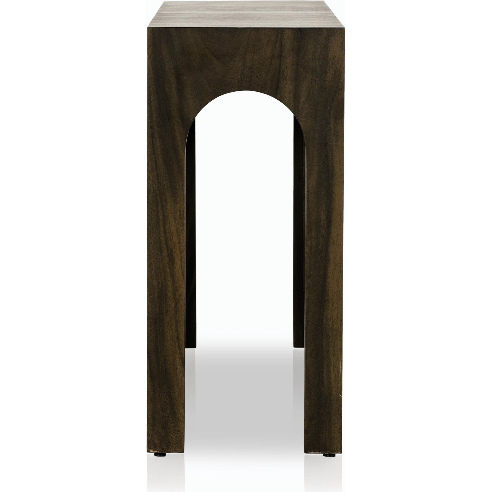 Fausto Console Table by Four Hands. Made from thick guanacaste veneer in a modern style.