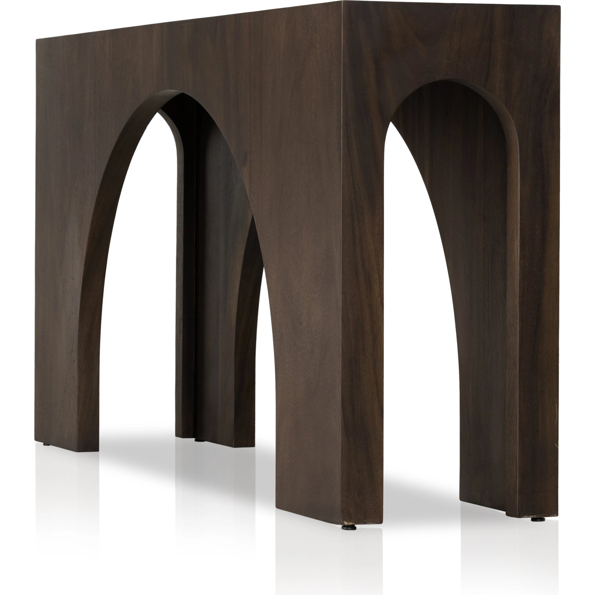 Fausto Console Table by Four Hands. Made from thick guanacaste veneer in a modern style.