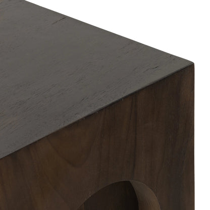 Fausto Console Table by Four Hands. Made from thick guanacaste veneer in a modern style.