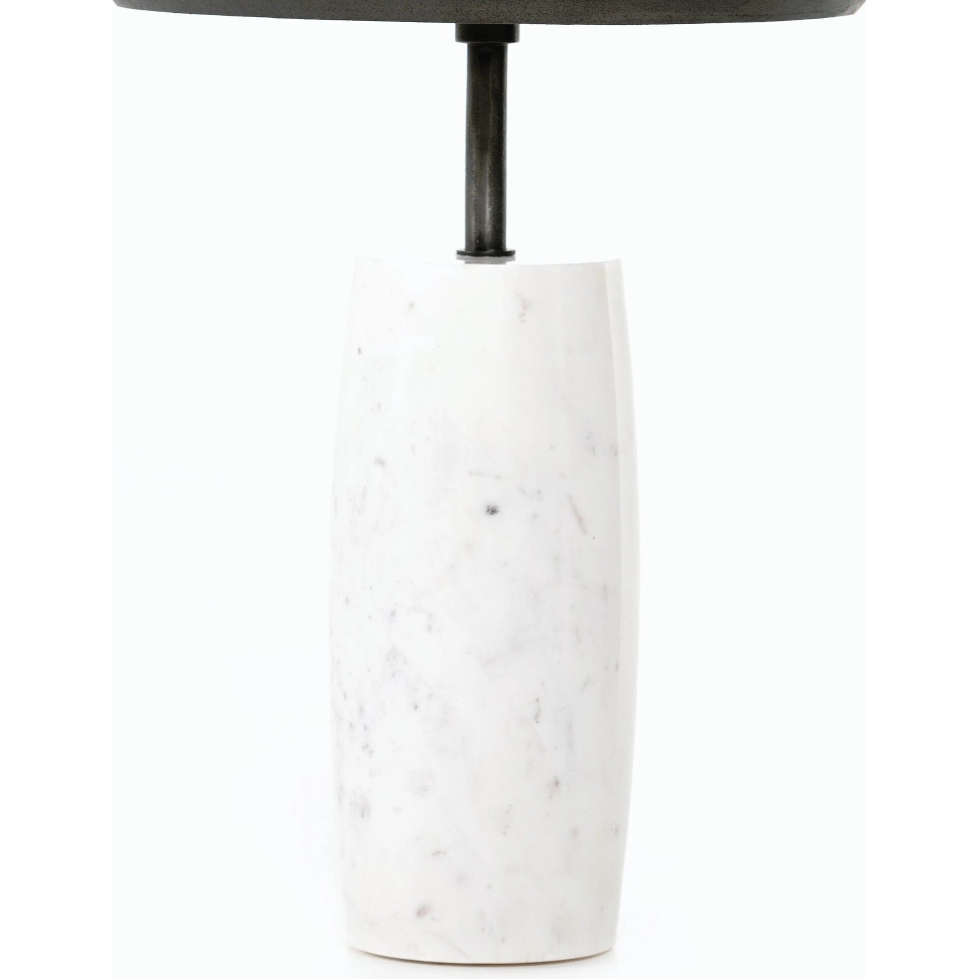Cronos End Table by Four Hands. Made from aluminum, solid marble in a modern style.