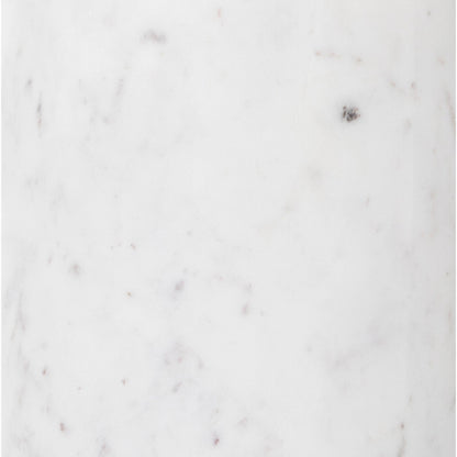 Cronos End Table by Four Hands. Made from aluminum, solid marble in a modern style.