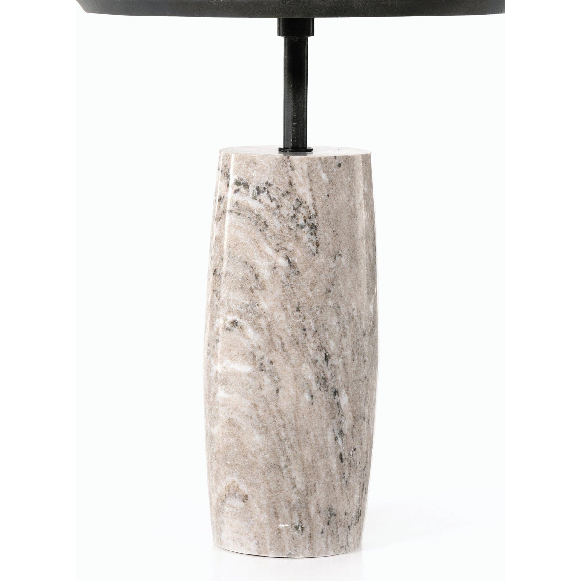 Cronos End Table by Four Hands. Made from aluminum, solid marble in a modern style.