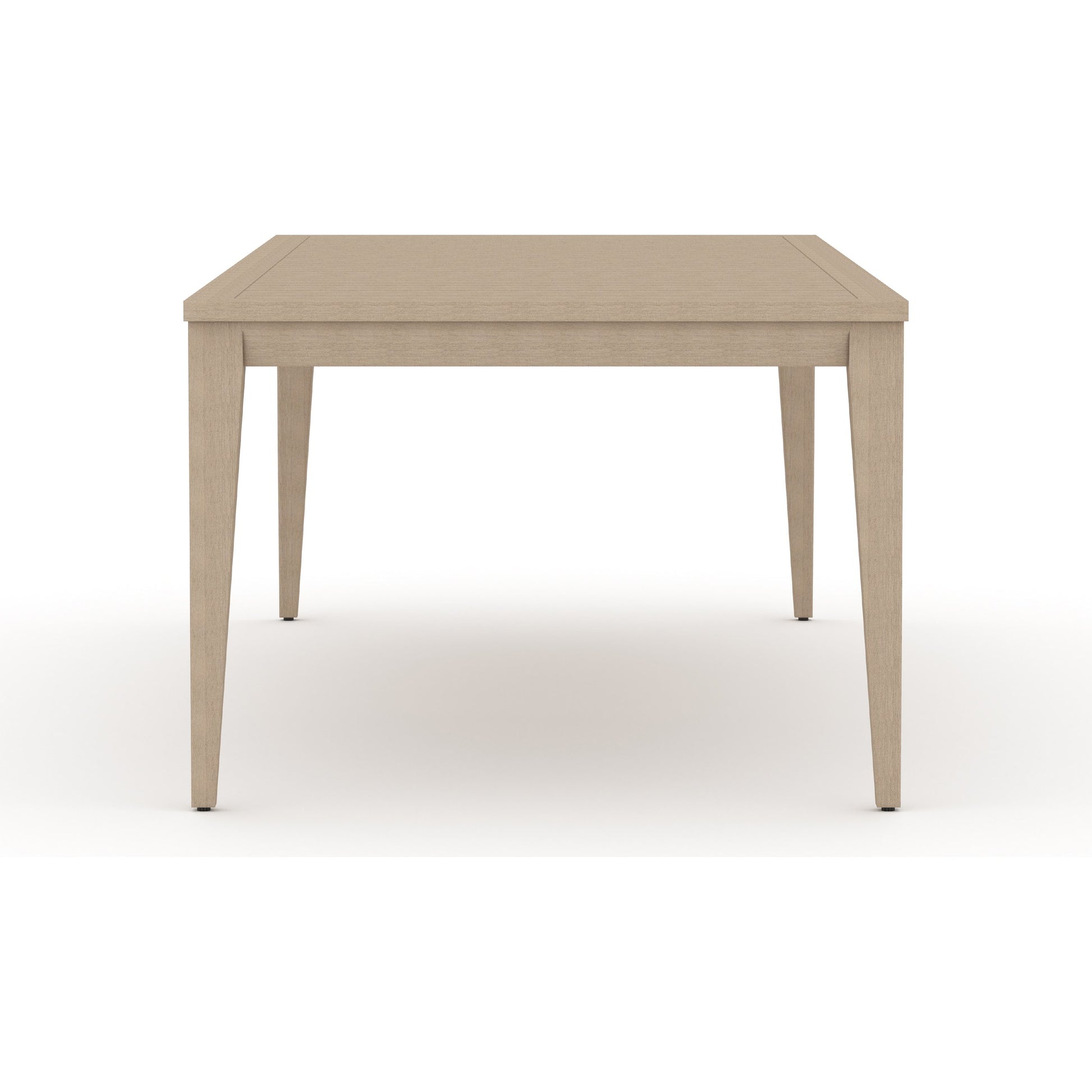 Sherwood Outdoor Dining Table by Four Hands. Made from solid fsc®-certified teak in a modern style.