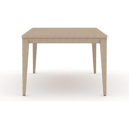 Sherwood Outdoor Dining Table by Four Hands. Made from solid fsc®-certified teak in a modern style.