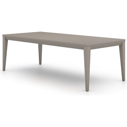 Sherwood Outdoor Dining Table by Four Hands. Made from solid fsc®-certified teak in a modern style.