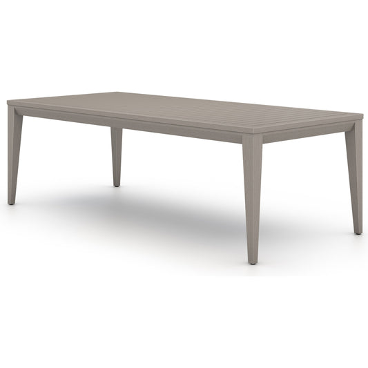 Sherwood Outdoor Dining Table by Four Hands. Made from solid fsc®-certified teak in a modern style.