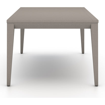 Sherwood Outdoor Dining Table by Four Hands. Made from solid fsc®-certified teak in a modern style.