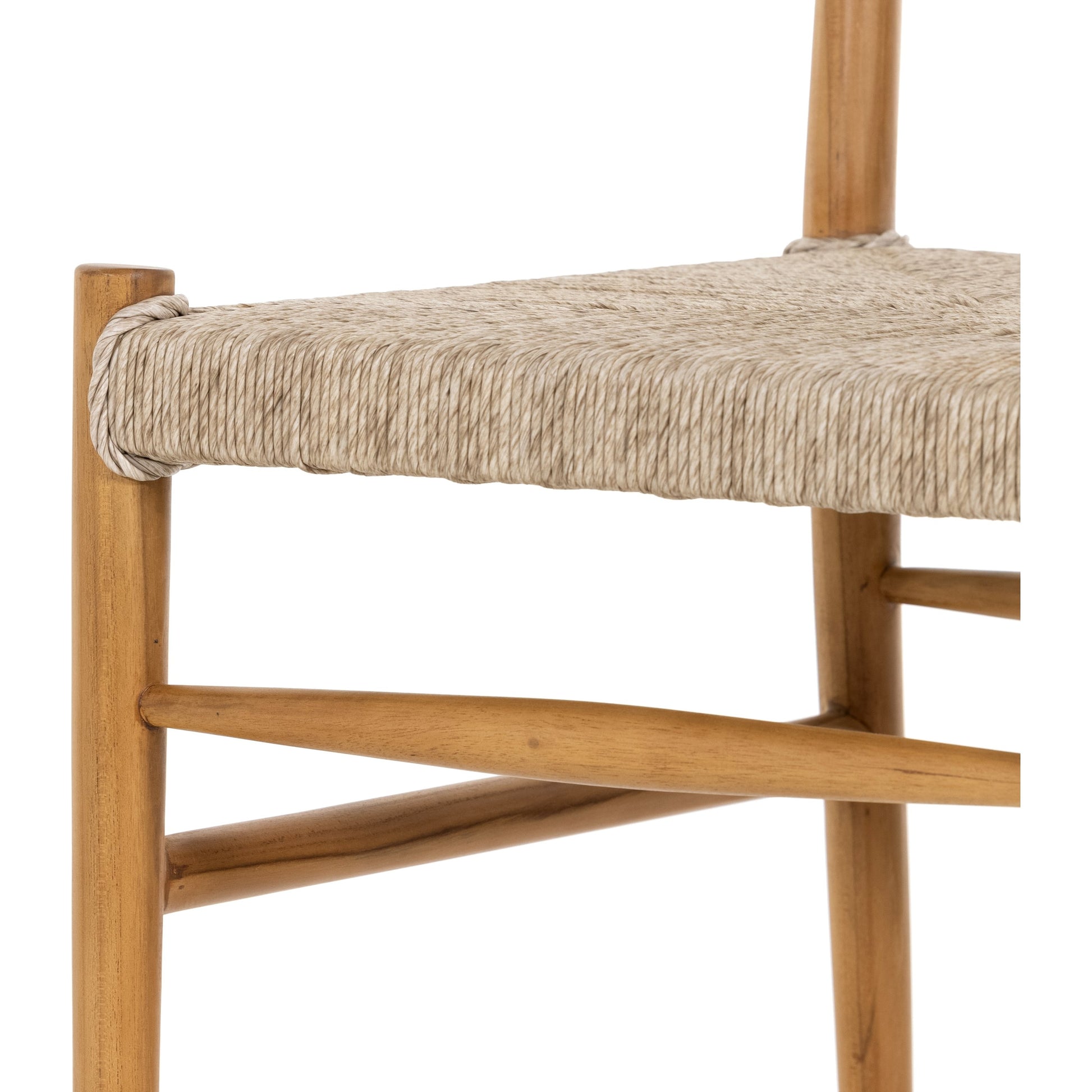 Lomas Outdoor Dining Chair by Four Hands. Made from solid teak, 100% polyethylene in a cottage & farmhouse style.