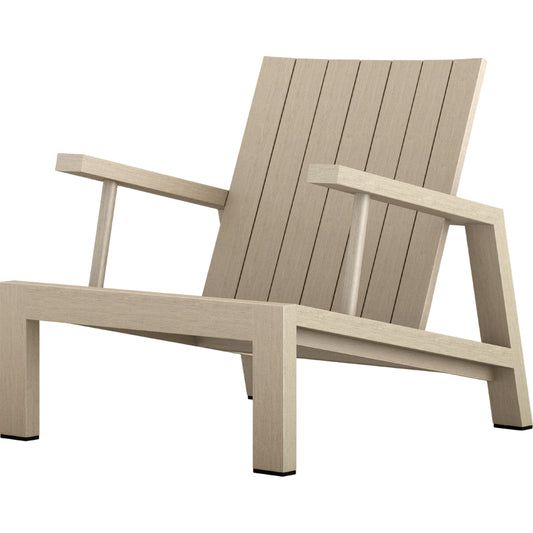 Dorsey Outdoor Chair by Four Hands in washed brown-fsc. Made from solid fsc®-certified teak in a traditional style.