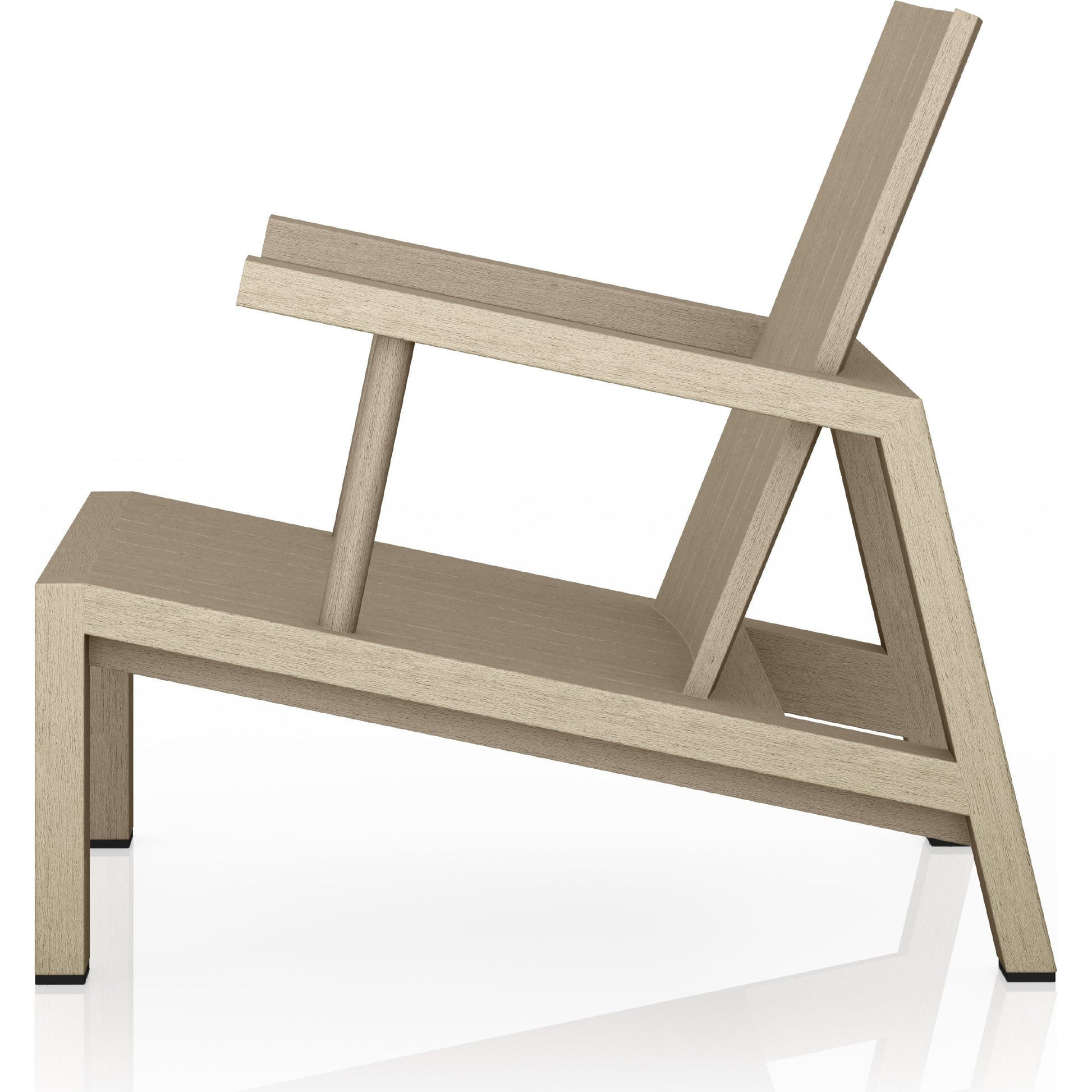 Dorsey Outdoor Chair by Four Hands in washed brown-fsc. Made from solid fsc®-certified teak in a traditional style.