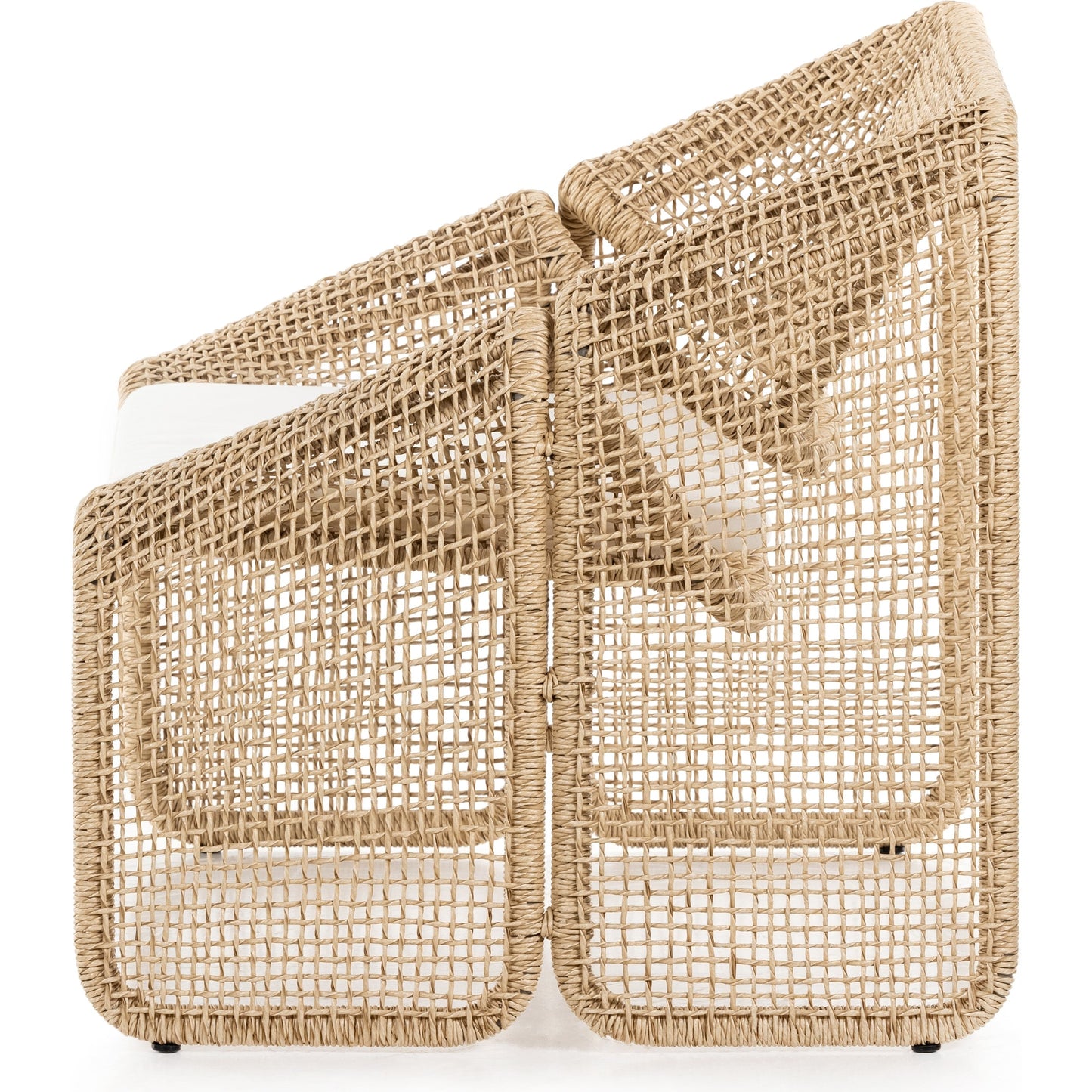 005 SI-1798266 | Additional Silo | Selma Outdoor Chair by Four Hands. Made from 100% olefin, 100% polyethylene, 91% polyurethane foam pad, 9% polyester fiber batting in a coastal style.