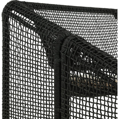Selma Outdoor Chair by Four Hands. Made from 100% olefin, 100% polyethylene, 91% polyurethane foam pad, 9% polyester fiber batting in a coastal style.
