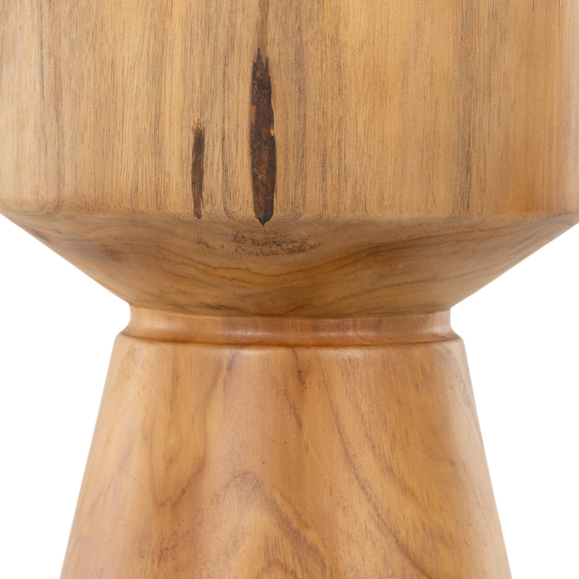 Jovie Outdoor End Table by Four Hands. Made from solid teak in a modern style.
