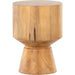 Jovie Outdoor End Table by Four Hands. Made from solid teak in a modern style.
