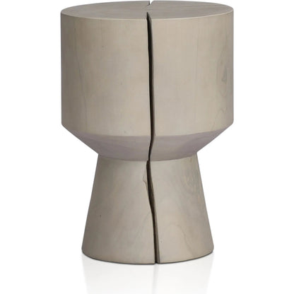 Jovie Outdoor End Table by Four Hands. Made from solid teak in a modern style.