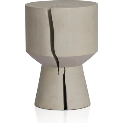 Jovie Outdoor End Table by Four Hands. Made from solid teak in a modern style.